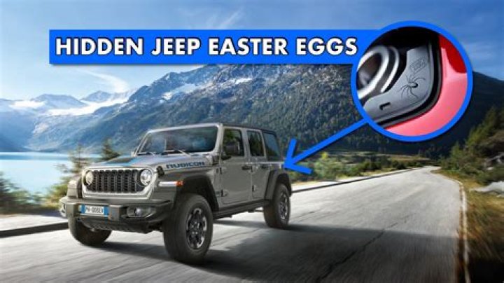 A Guide To Jeep Grand Cherokee Easter Eggs