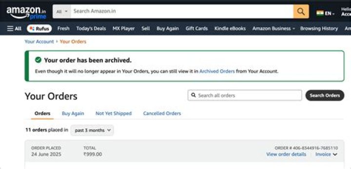 How to View and Archive Amazon Orders?