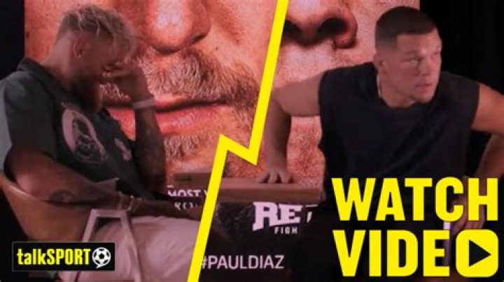 Nate Diaz leaves Jake Paul dumbfounded after walking out of face-to-face interview