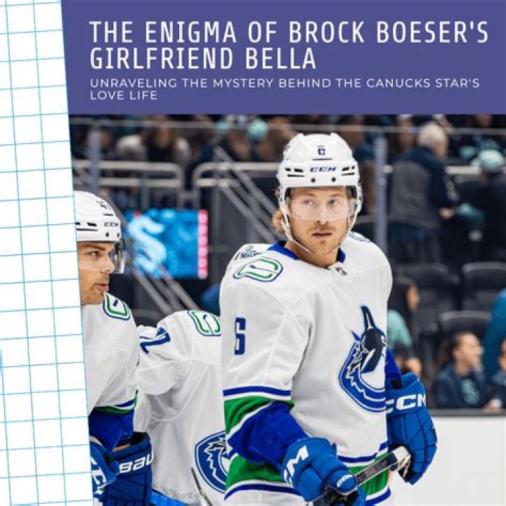 The Ultimate Guide To Brock Boeser And Bella: Their Enchanting Love Story