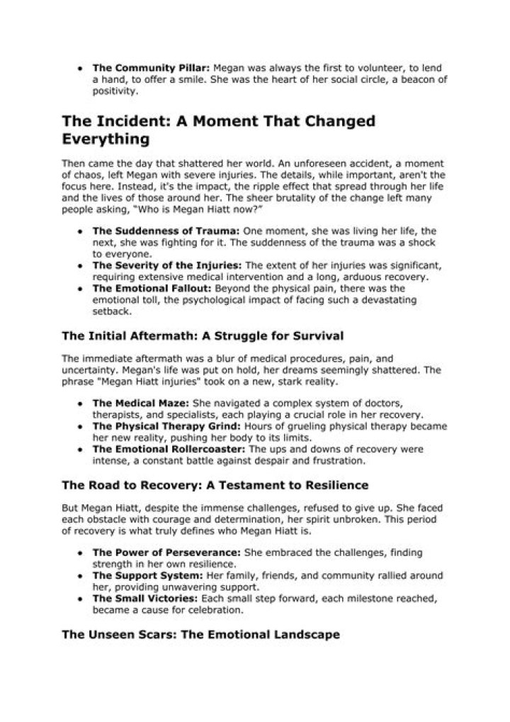 Unraveling The Megan Rose Hiatt Crime Scene: Discoveries And Insights Revealed