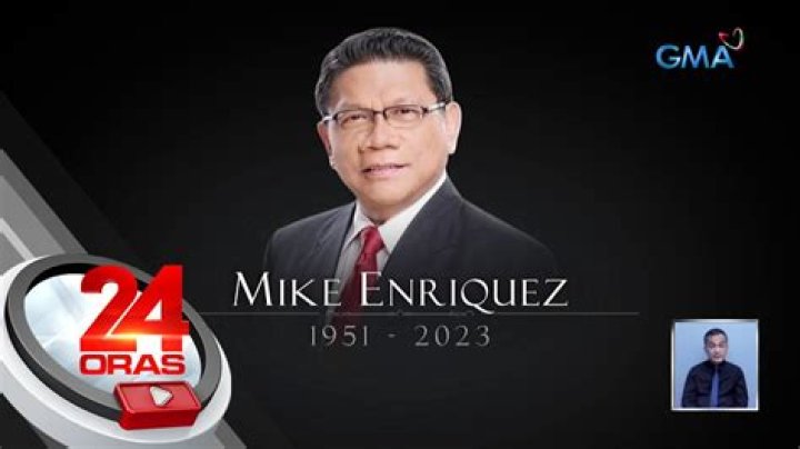What is the cause of death of Mike Enriquez?